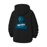 Juneteenth Freedom Day Unisex Full-Zip Printed Waterproof Hooded Windbreaker