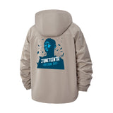 Juneteenth Freedom Day Unisex Full-Zip Printed Waterproof Hooded Windbreaker