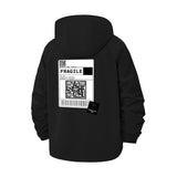 Fragile Label Unisex Full-Zip Printed Waterproof Hooded Windbreaker