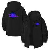Typographic Trust Your Intuition Unisex Full-Zip Printed Waterproof Hooded Windbreaker