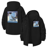 Surreal Collage Unisex Full-Zip Printed Waterproof Hooded Windbreaker