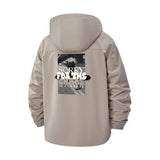 Sorry For The Chaos Unisex Full-Zip Printed Waterproof Hooded Windbreaker