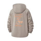 Inspirational Duck Unisex Full-Zip Printed Waterproof Hooded Windbreaker