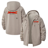 Graffiti X-Marked Unisex Full-Zip Printed Waterproof Hooded Windbreaker