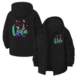 Abstract Libra Unisex Full-Zip Printed Waterproof Hooded Windbreaker