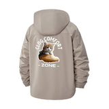 Clog Comfort Zone Unisex Full-Zip Printed Waterproof Hooded Windbreaker
