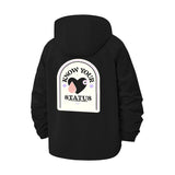 Penguin Awareness Unisex Full-Zip Printed Waterproof Hooded Windbreaker