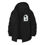 Love Hurts Rose Unisex Full-Zip Printed Waterproof Hooded Windbreaker