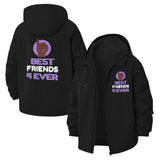 Best Friends Forever Unisex Full-Zip Printed Waterproof Hooded Windbreaker