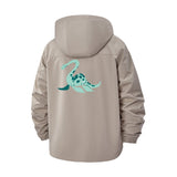Loch Ness Monster Unisex Full-Zip Printed Waterproof Hooded Windbreaker