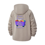 Sweet Candy Treats Unisex Full-Zip Printed Waterproof Hooded Windbreaker