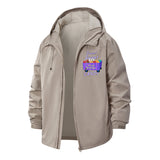 Sweet Candy Treats Unisex Full-Zip Printed Waterproof Hooded Windbreaker
