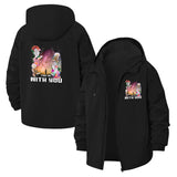 Fantasy Dreamscape Unisex Full-Zip Printed Waterproof Hooded Windbreaker