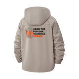 Popcorn Drama Unisex Full-Zip Printed Waterproof Hooded Windbreaker