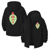 Holiday Ornament Unisex Full-Zip Printed Waterproof Hooded Windbreaker