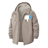 Thumbs Down Meme Unisex Full-Zip Printed Waterproof Hooded Windbreaker