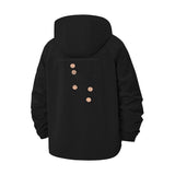 Bullet Holes Diagram Unisex Full-Zip Printed Waterproof Hooded Windbreaker
