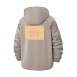 Congratulations You Did It Unisex Full-Zip Printed Waterproof Hooded Windbreaker