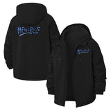 Memories Typographic Unisex Full-Zip Printed Waterproof Hooded Windbreaker