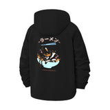 Ramen Bowl Unisex Full-Zip Printed Waterproof Hooded Windbreaker