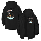 Ramen Bowl Unisex Full-Zip Printed Waterproof Hooded Windbreaker