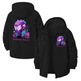 Cybernetic Upgrading Reality Unisex Full-Zip Printed Waterproof Hooded Windbreaker
