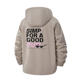 Pun Lover Unisex Full-Zip Printed Waterproof Hooded Windbreaker