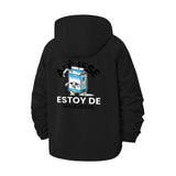 Meme Milk Carton Unisex Full-Zip Printed Waterproof Hooded Windbreaker