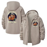 Leprechaun Pub Theme Unisex Full-Zip Printed Waterproof Hooded Windbreaker