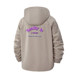 Reality Is A Mirage Unisex Full-Zip Printed Waterproof Hooded Windbreaker
