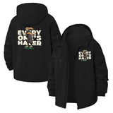 Everyone's Hater Unisex Full-Zip Printed Waterproof Hooded Windbreaker