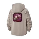 Meme Opossum Unisex Full-Zip Printed Waterproof Hooded Windbreaker