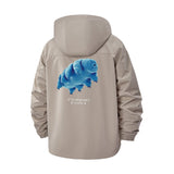 Tardigrade Science Unisex Full-Zip Printed Waterproof Hooded Windbreaker
