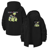 Whimsical Cartoon Dreamscape Unisex Full-Zip Printed Waterproof Hooded Windbreaker