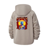 Fantasy Creature Unisex Full-Zip Printed Waterproof Hooded Windbreaker