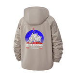 United We Stand Independence Day Unisex Full-Zip Printed Waterproof Hooded Windbreaker