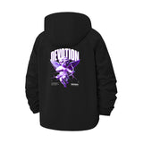 Devotion Angel Unisex Full-Zip Printed Waterproof Hooded Windbreaker