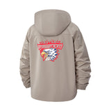 Flaming Eagle Freedom Unisex Full-Zip Printed Waterproof Hooded Windbreaker