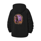 Halloween Witching Hour Unisex Full-Zip Printed Waterproof Hooded Windbreaker