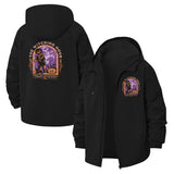 Halloween Witching Hour Unisex Full-Zip Printed Waterproof Hooded Windbreaker