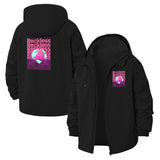 Reckless Earth Graphic Unisex Full-Zip Printed Waterproof Hooded Windbreaker