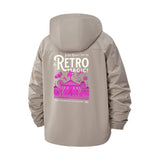 Retro Magic Unisex Full-Zip Printed Waterproof Hooded Windbreaker