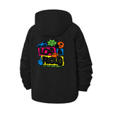 Loud and Proud Unisex Full-Zip Printed Waterproof Hooded Windbreaker