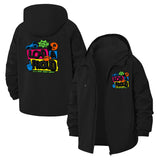 Loud and Proud Unisex Full-Zip Printed Waterproof Hooded Windbreaker