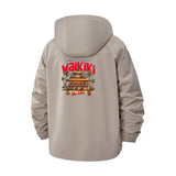 Tiki Bar Unisex Full-Zip Printed Waterproof Hooded Windbreaker