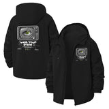 Surreal TV Eye Unisex Full-Zip Printed Waterproof Hooded Windbreaker