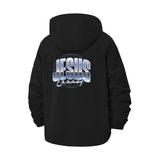 Jesus Christ Unisex Full-Zip Printed Waterproof Hooded Windbreaker