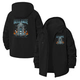Hell Gate Gothic Portal Unisex Full-Zip Printed Waterproof Hooded Windbreaker