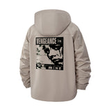 Vintage Graphic Unisex Full-Zip Printed Waterproof Hooded Windbreaker