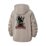 Shadow Dragon Unisex Full-Zip Printed Waterproof Hooded Windbreaker